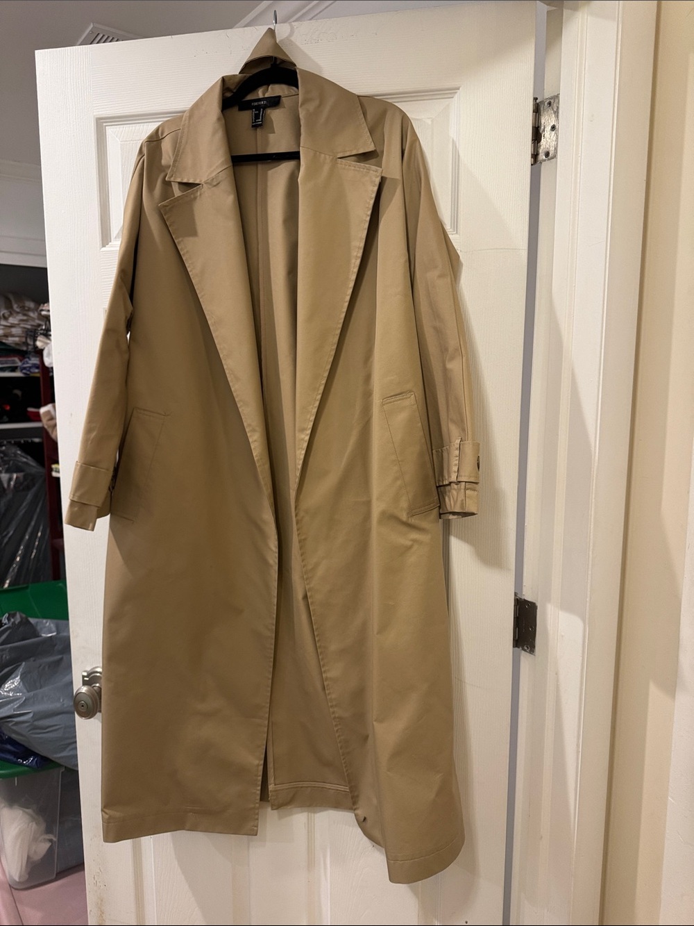Forever 21 Khaki Trench Coat for Women